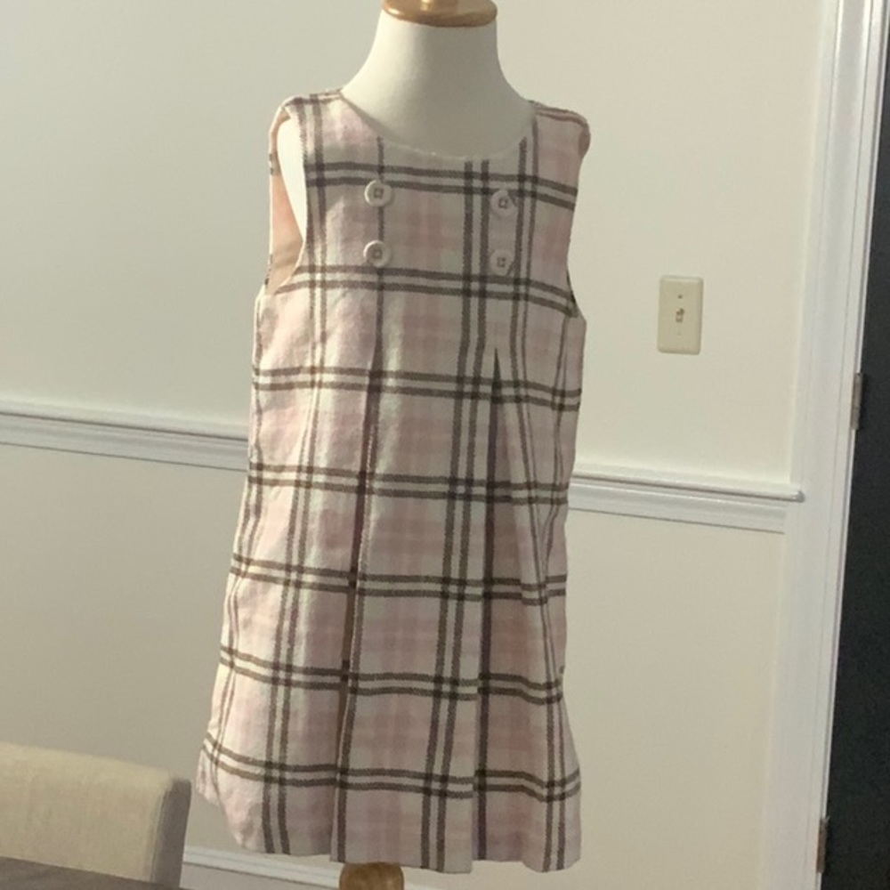 3T Janie and Jack Pink Label Plaid Dress